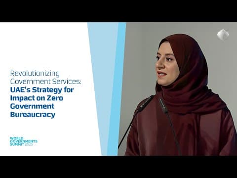 Revolutionizing Government Services: UAE’s Strategy for Impact on Zero Government Bureaucracy